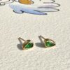Emerald Pear Studs - Image 5