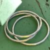 Silver Bangles Set of 3