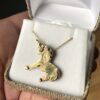 Golden Unicorn Necklace - Image 2
